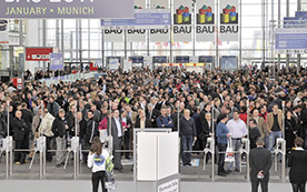 Dieses Jahr will die Bau München 2013 bei den Besucher-Zahlen übeer die 250.000er-Marke kommen.